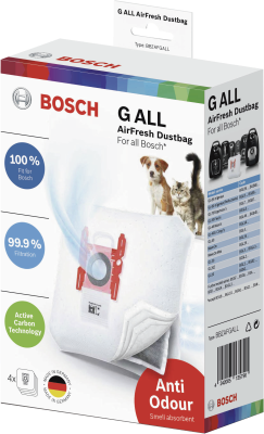 Bosch bbzafgall Staubsaugerbeutel 4 Stück