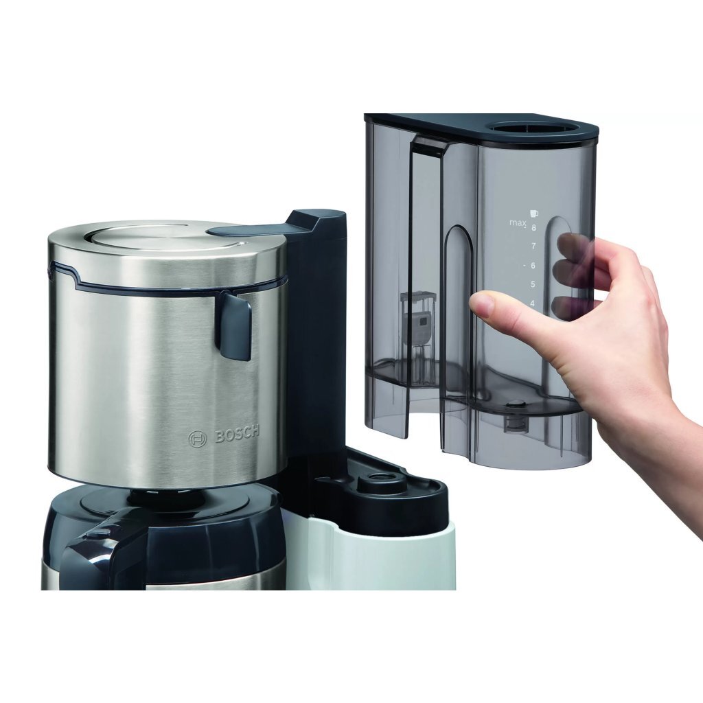 Bosch TKA8A681 Styline Kaffeemaschine Edelstahl weiß