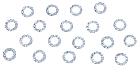 Dresselhaus Zahnfeder-Lüfterscheiben Form DIN 6798, D=6mm, 20 Stk.