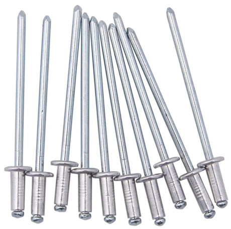 Dresselhaus Blindniet Blindnieten 3,0 x 8,0 mm Aluminiumstahl, Flachkopf