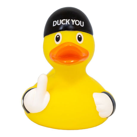 Lilalu duck dich, du Gummiente