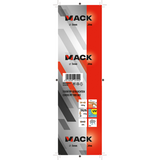 Mack 1014932 - pp gevlochten wit blauw streng5mm 20m | 5 stuks