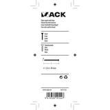 Mack 1017133 – feiner Nagel mit rundem Kopf, 85 g, 1,8 x 40 mm | 5 Stück