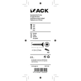 Mack 1017218 - spaanplaatschroef vz kop geelverz.40 st 3,0 x 25 mm | 10 stuks