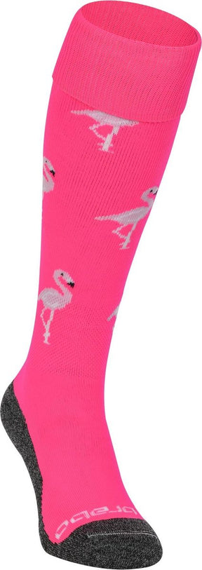 Brabo bc8460a socks flamingo neon pink unisex sportsokken - neon pink 31-35