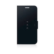 Weiße Diamanten Booklet-Hülle Kristall für Samsung Galaxy S7 schwarz