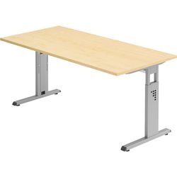 Bach Schreibtischhammer OS16 3 braun 1600 mm x 800 mm x 850 mm
