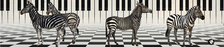 Rondo48 muziekje: zebra 01 (frére jacque | 2 stuks