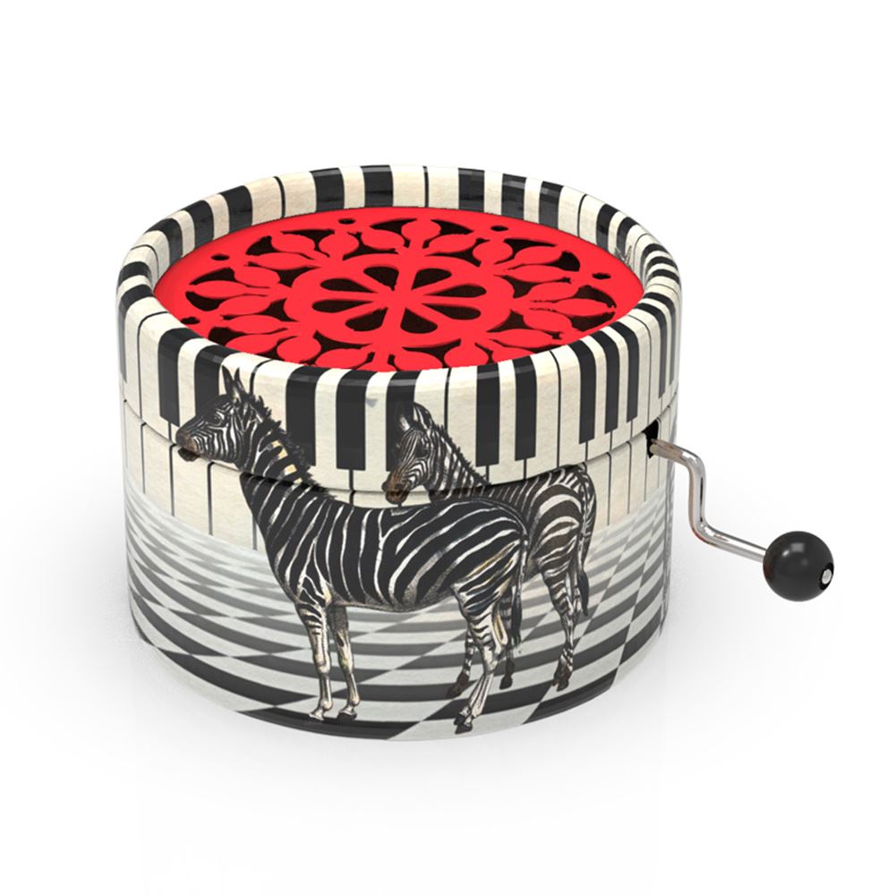 Rondo48 muziekje: zebra 01 (frére jacque | 2 stuks