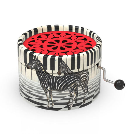 Rondo48 muziekje: zebra 01 (frére jacque | 2 stuks