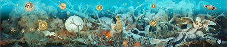 Rondo muziekje: blue angel (candle in th | 2 stuks