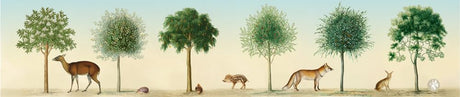Rondo muziekje: trees 03 (blowing in win | 2 stuks