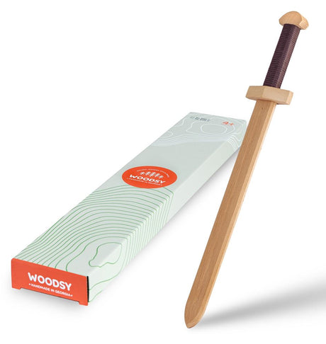 Woodsy Holzschwert in Box. 52x9x4cm