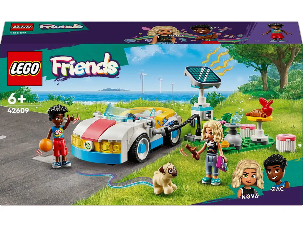 Lego Friends Elektroauto mit Ladestation 42609