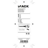 Mack 1017357 - houtschroef verzonken kop verz15 st 4,5 x 25 mm | 10 stuks