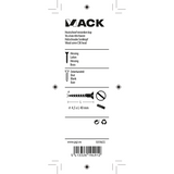Mack 1019655 - houtschroef verzonken kop messing 6 st 4,5 x 40 mm | 10 stuks