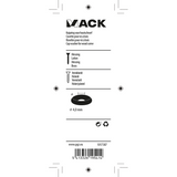 Mack 1017387 - kuipring vr houtschroef mess. vern. 12st 4,0 mm | 10 stuks