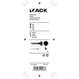 Mack 1017409 - houtdraadbout staal verzinkt 9 st 7 x 50 mm | 5 stuks