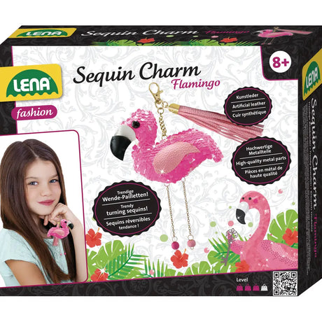 Oku lena – bastle deinen Flamingo-Schlüsselanhänger