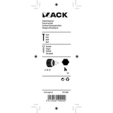 Mack 1017688 - zeskant borgmoer staal verzinkt 6 st m10 | 10 stuks