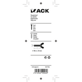 Mack 1017702 - vleugelschroef geelverzinkt 3 st m6 x 30 mm | 10 stuks