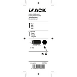 Mack 1017704 - zeskant verbindingsmoer verzinkt 3 st m6 | 10 stuks