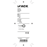 Mack 1017773 - schroefoog staal verzinkt 9 st 4,0 x 30 mm | 10 stuks
