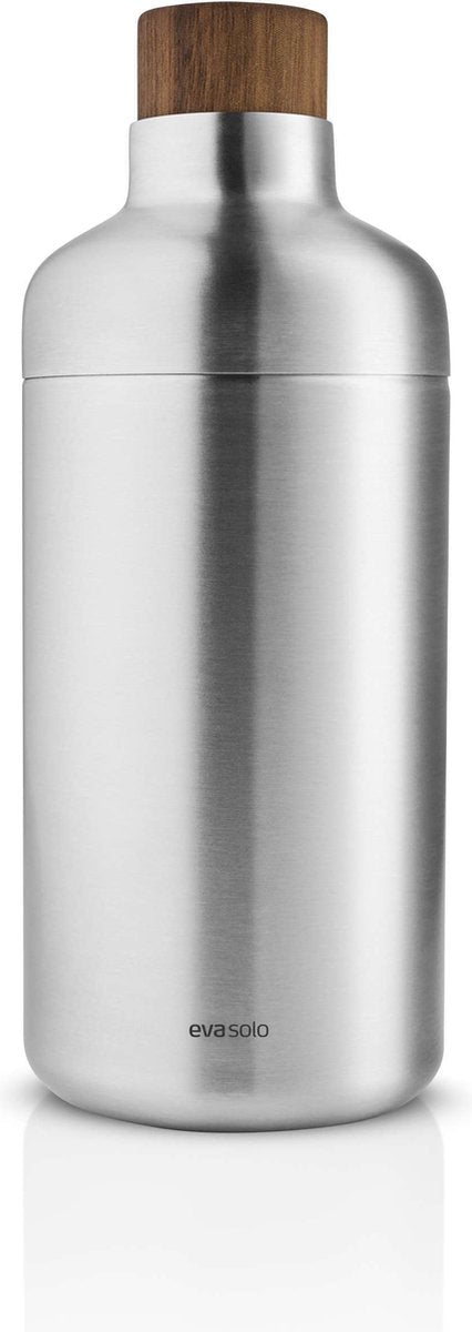 Eva Solo – Liquid Lounge Cocktail-Shaker – Silber – Braun – Holz – Edelstahl