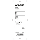 Mack 1017795 - schroefhaak staal verzinkt 18st 2,5 x 12 mm | 10 stuks