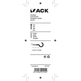 Mack 1017799 - schroefhaak staal verzinkt 7st 4,0 x 25 mm | 10 stuks