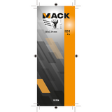 Mack 1017856 - kaderhaak staal vermessingd 4st 30 x 34 mm | 5 stuks