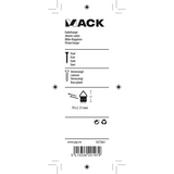 Mack 1017861 - kaderhanger staal vermessingd 4 st 19 x 31 mm | 10 stuks