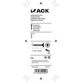 Mack 1019754 - spaanplaatschroef vz kop rvs 9 st 5,0 x 40 mm | 10 stuks