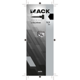 Mack 1019775 - houtdraadbout roestvrijstaal 2st 10 x 60 mm | 10 stuks
