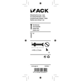 Mack 1019812 - metaalschroef verz. kop + moer rvs 5 st m5x35 | 10 stuks