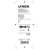 Mack 1019823 - metaalschroef cyl. kop + moer rvs 7 st m4x50 | 10 stuks