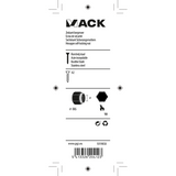 Mack 1019858 - zeskant borgmoer inox a2 6 st m 6 | 10 stuks