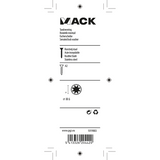 Mack 1019883 - tandveerring inox a2 10 st m6 | 10 stuks
