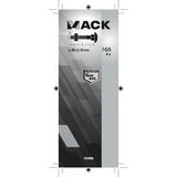 Mack 1019908 - houtbout + moer roestvrijstaal 4 st m6x40 mm | 10 stuks