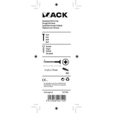 Mack 1017995 - spaanplaatschroef vz kop geelverz. 12st 6,0 x 70 mm | 5 stuks