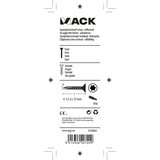 Mack 1018004 - spaanplschr.vzkop-zelfb. geelverz. 85 st 3,5 x 25 mm | 5 stuks