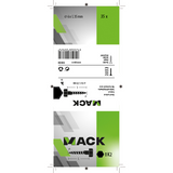 Mack 1018038 - houtdraadbout staal verzinkt 35 st 6 x 35 mm | 5 stuks