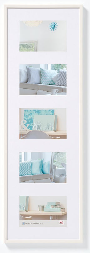 Walther New Lifestyle - Kunststoffrahmen - Fotogröße 5 x 10x15 cm - Weiß