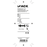Mack 1018096 - metaalschroef cyl. kop + moer verz .25 st m5 x 40 mm | 5 stuks