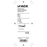 Mack 1018150 - schroefduim met gleuf verzinkt16 st 5,0 x 50 mm | 5 stuks