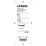 Mack 1018151 - schroefduim met gleuf verzinkt12 st 6,0 x 60 mm | 5 stuks