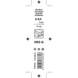 Mack 1018412 - metaalboor hss g din 338 ø 8,0 x 117 mm | 5 stuks