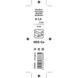Mack 1018418 - metaalboor hss co5% din 338 ø 1,0 x 34 mm 2st | 5 stuks