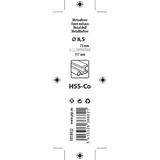 Mack 1018432 - metaalboor hss co5% din 338 ø 8,5 x 117 mm | 5 stuks