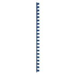 Binderücken GBC Kunststoff A4 12 mm blau 95 Blatt
